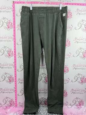 HORST pants comfy green Elastic-Waist Track Pants in Olive Green